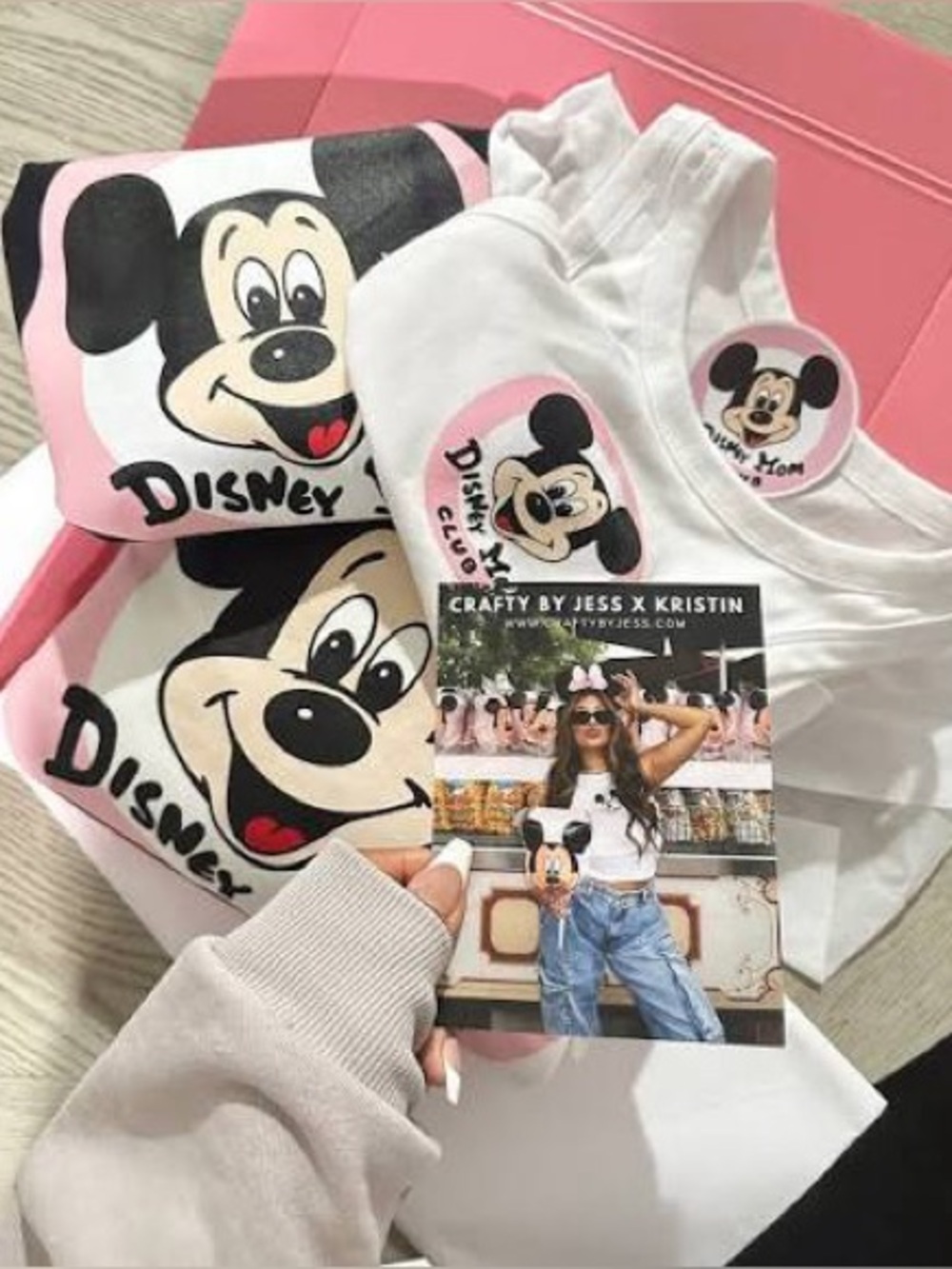 Crafty By Jess Disney Mom Club T Shirt